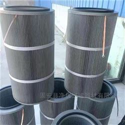 供应江西国桥覆膜防静电除尘滤芯350*660