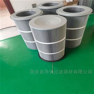 山东 法兰上装 覆膜防静电除尘滤筒350*660