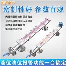 CD-CFBYWJUHZ磁翻板液位計帶遠傳翻板磁浮子頂裝式