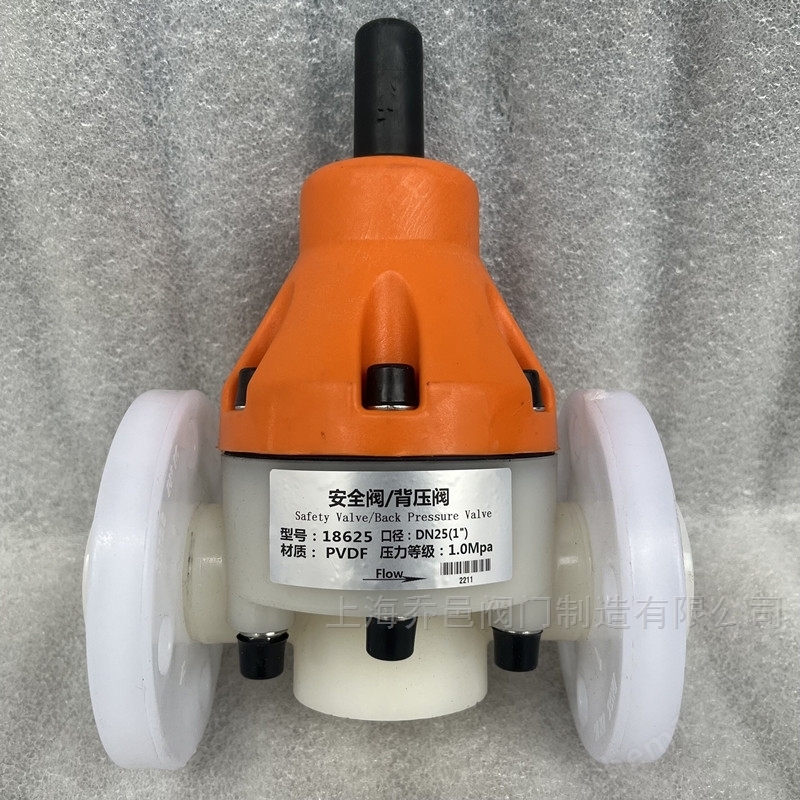 18625-F法兰安全阀/背压阀PVDF 18625-F安全阀/背压阀法兰式
