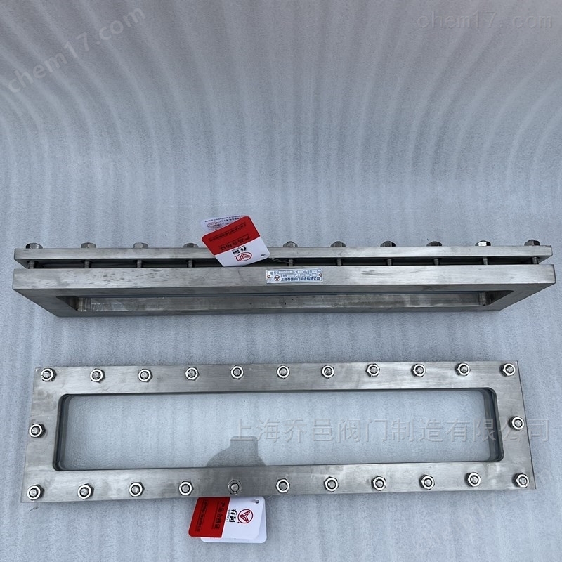 不锈钢框式视镜 直角长条形视镜