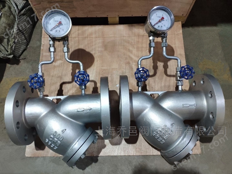 带压差表不锈钢燃气Y型过滤器 Y型燃气过滤器RGL41H天然气Y型过滤器是燃气输配系统的重要设备