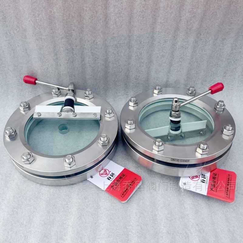 带刮板视镜 带颈法兰视镜