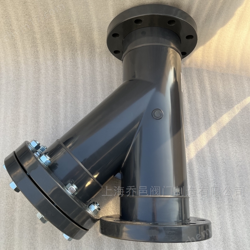 UPVC过滤器 UPVC法兰Y型过滤器