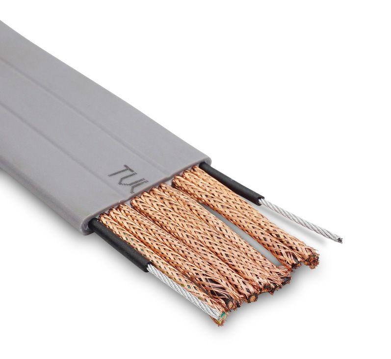 TVVBPG带钢丝电梯随行通讯扁电缆